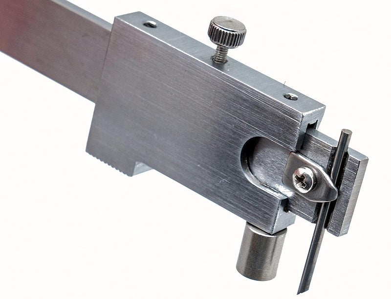 LLDSIMEX Parallel Marking Vernier Caliper 0-200mm/8 Inch Stainless Steel Marking Gauge Parallel Cross Calipers Measuring Tool with 2 Carbide Scribers/Pins/Needle - Image 3